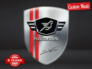 Hamann Decals on Resins Custom Quality Sleek Domed Style
